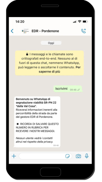 Dico-alert-messaggio-benvenuto